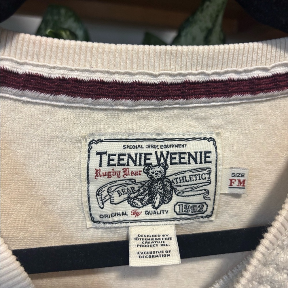 Teenie Weenie Cream Quilted Sweatshirt - Picture 2 of 3